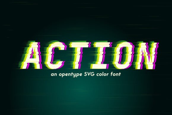 Action: The Dynamic Display Font for Bold Branding
