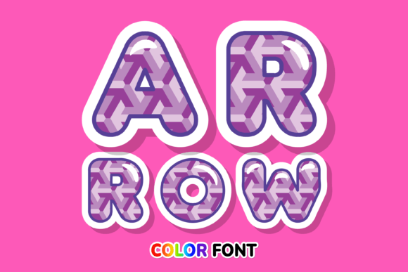 Arrow: A Color Font That Adds Instant Energy to Your Designs
