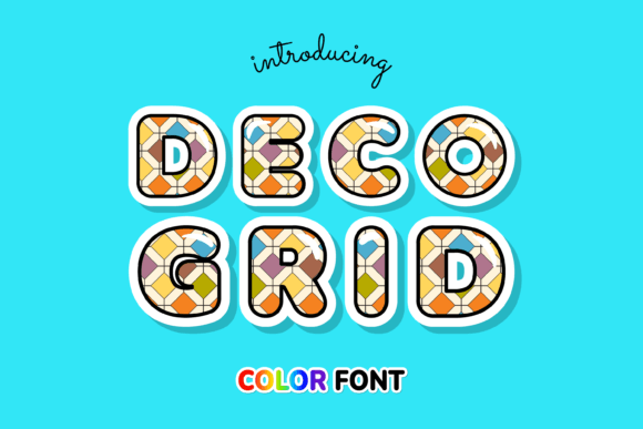Deco Grid: The Ultimate Color Font for Modern Creators