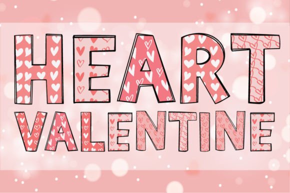 Heart Valentine: A Charming Font for Love-Filled Designs