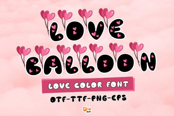 Love Balloon: Elevate Your Designs with This Whimsical Typeface