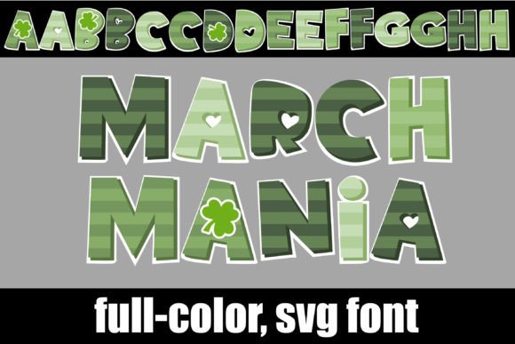 March-mania: A Modern Typeface for Festive & Bold Projects