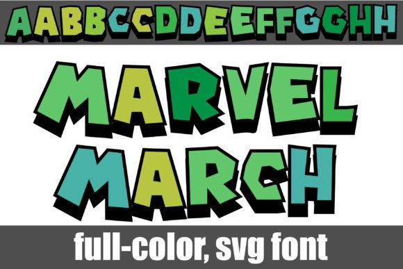 Marvel March: A Festive Typeface for Bold Projects