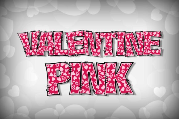 Valentine Pink: A Versatile Creative Font for Modern Designers