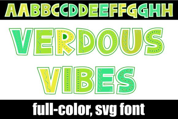 Verdous Vibes: A Modern Font for Festive & Bold Designs