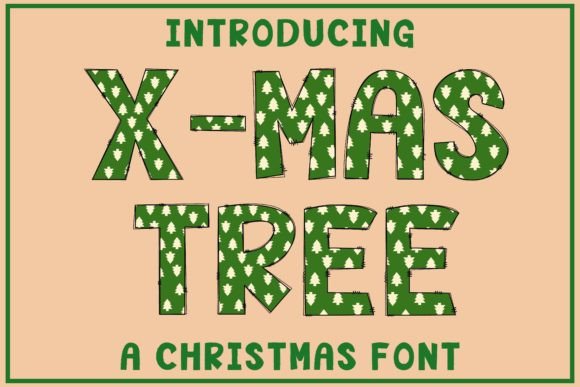 X-mas Tree: The Playful Color Font for Festive Designs