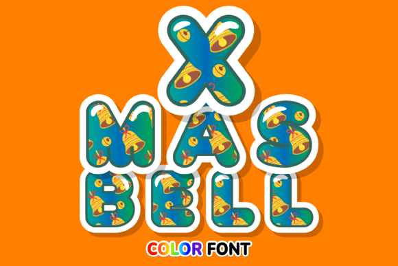 Xmas Bell: A Festive Color Font for Holiday Projects